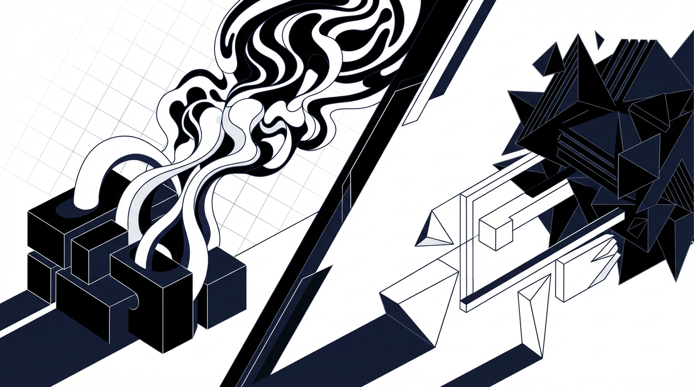 Illustration representing Abstractive vs Extractive Methods