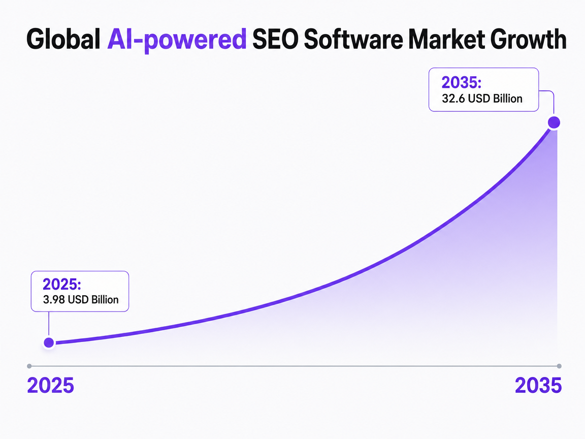 Chart showing Global AI-powered SEO Software Market Growth