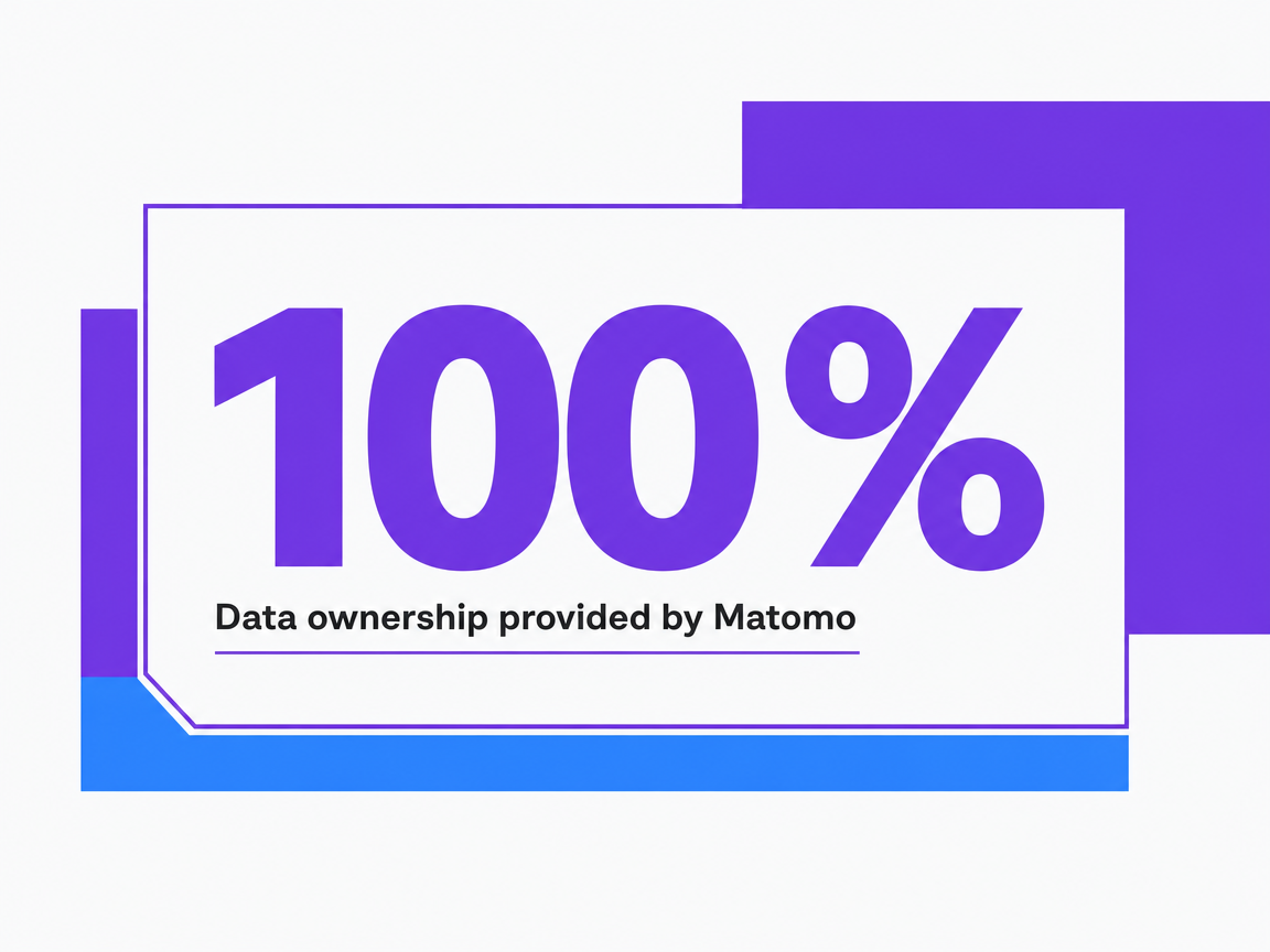 Infographic showing Data ownership provided by Matomo